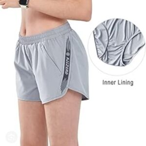 Allzero,Women's Gray Running Shorts Size XL